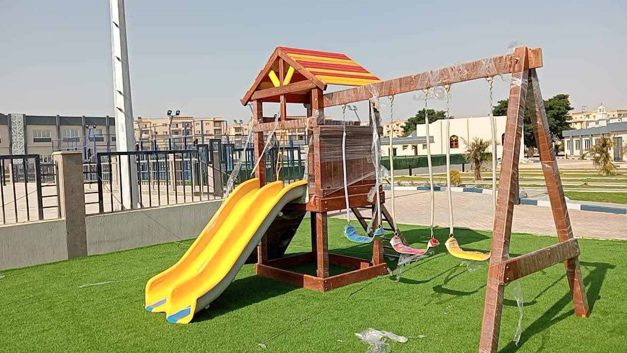 مجموعة العاب اطفال فيبر جلاس للحدائق والنوادى والمدارس