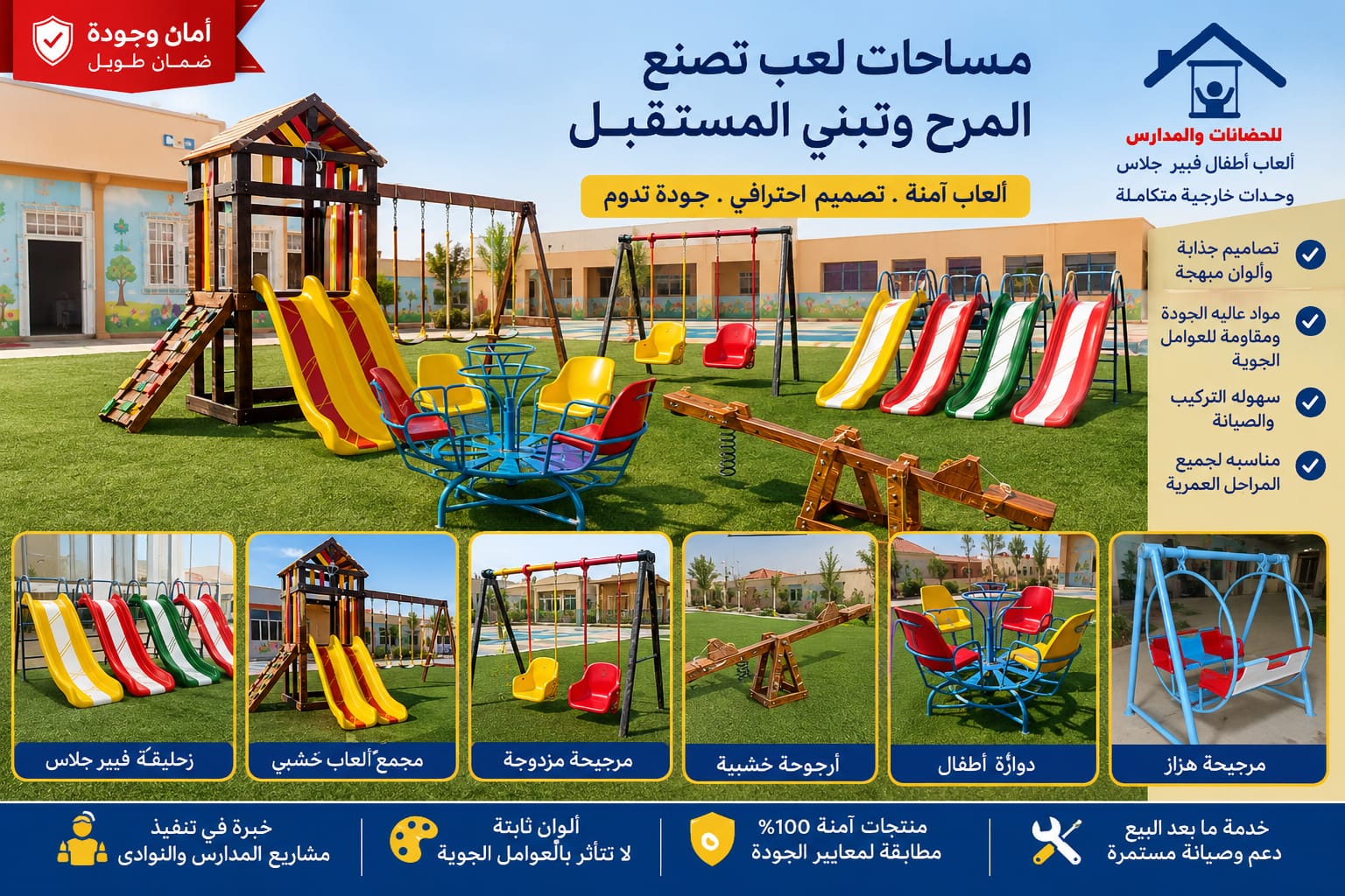 العاب للحضانات والمدارس والنوادى العاب فيبر جلاس