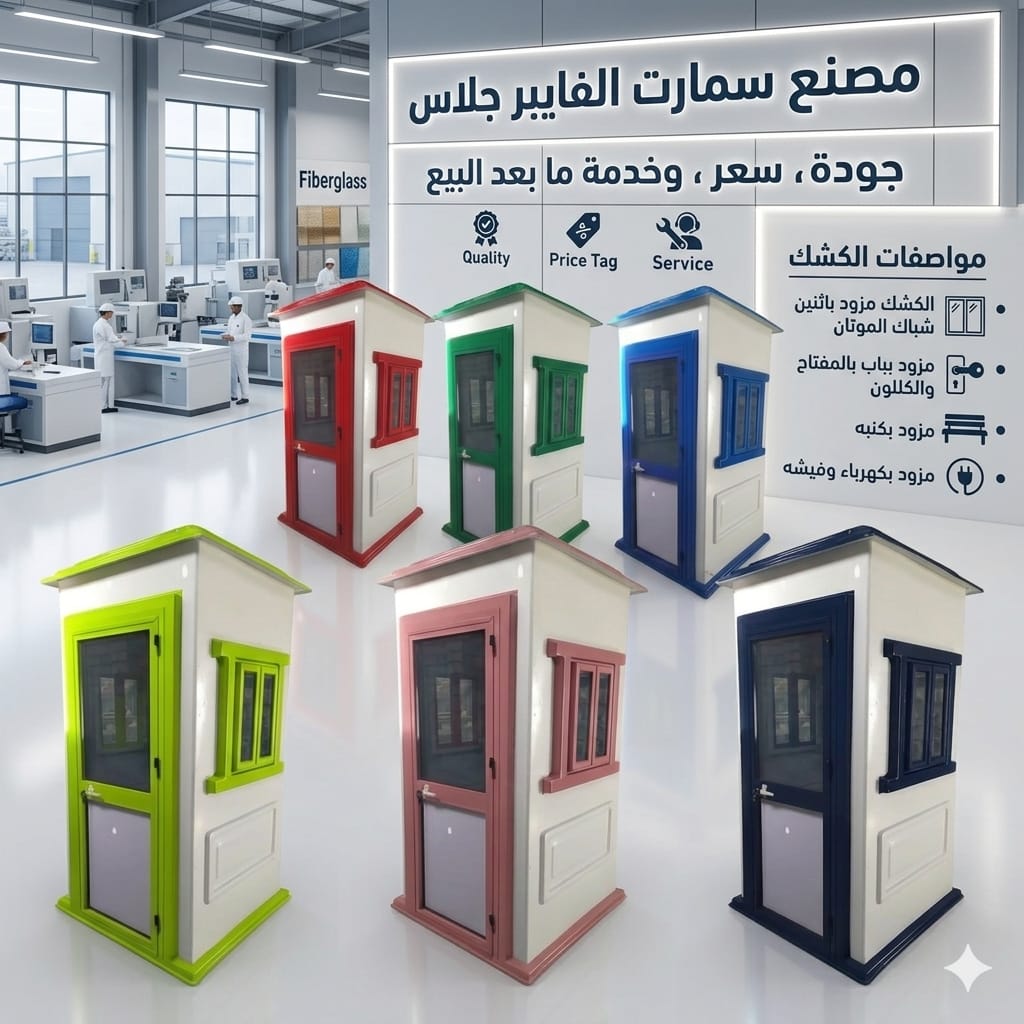 اكشاك فيبر جلاس - اكشاك امن وحراسة