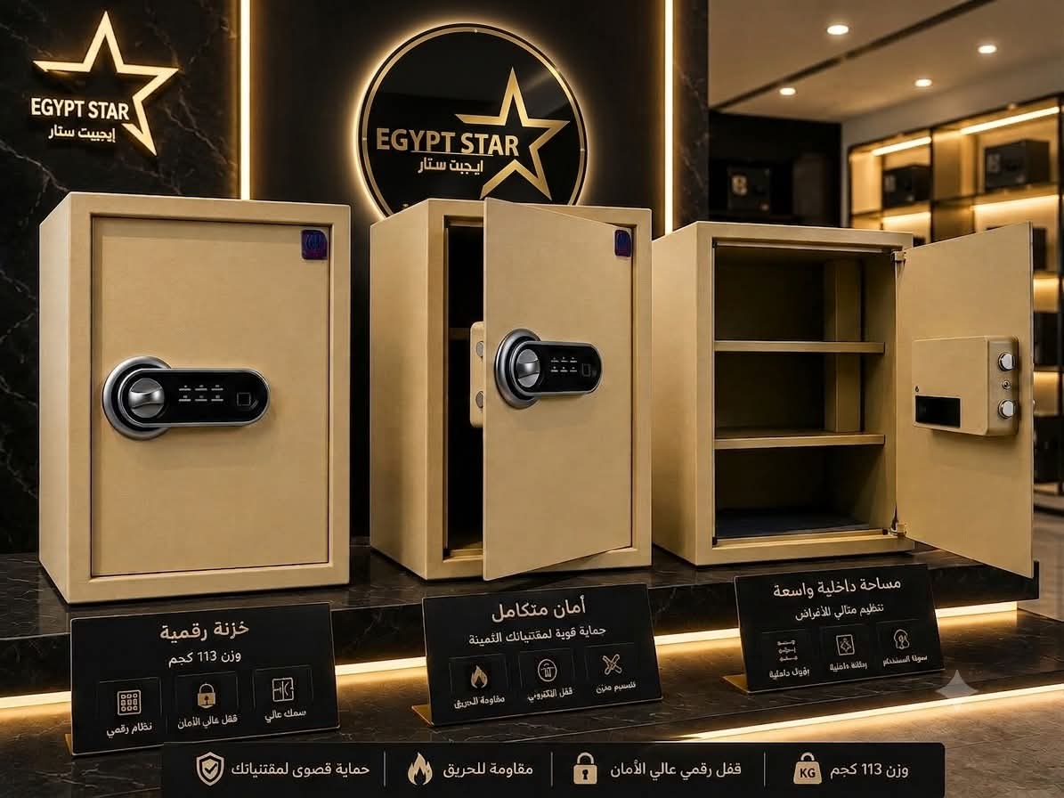 🔐 الخزنة الفندقي بالبصمة ✨ أمانك بقي أذكى وأسهل