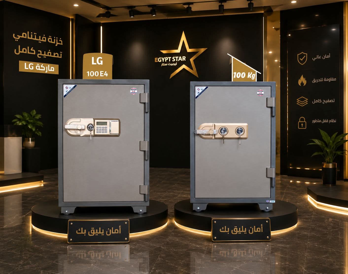 خزنة LG 100E4 بتقدملك أعلى مستوى حماية بتصميم عصري
