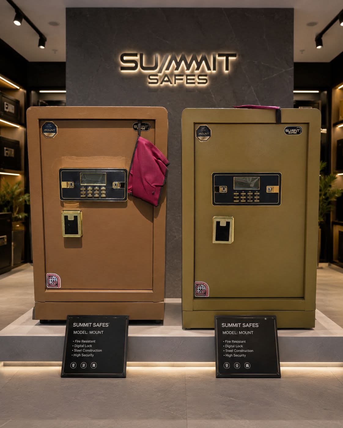 🔐 خزنة SUMMIT الإلكترونية – أمان وثقة لكل مقتنياتك