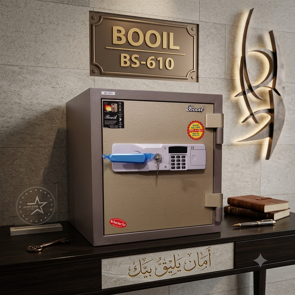 🔐 خزنة Booil BS-610 – أمان وثقة لمقتنياتك الثمينة