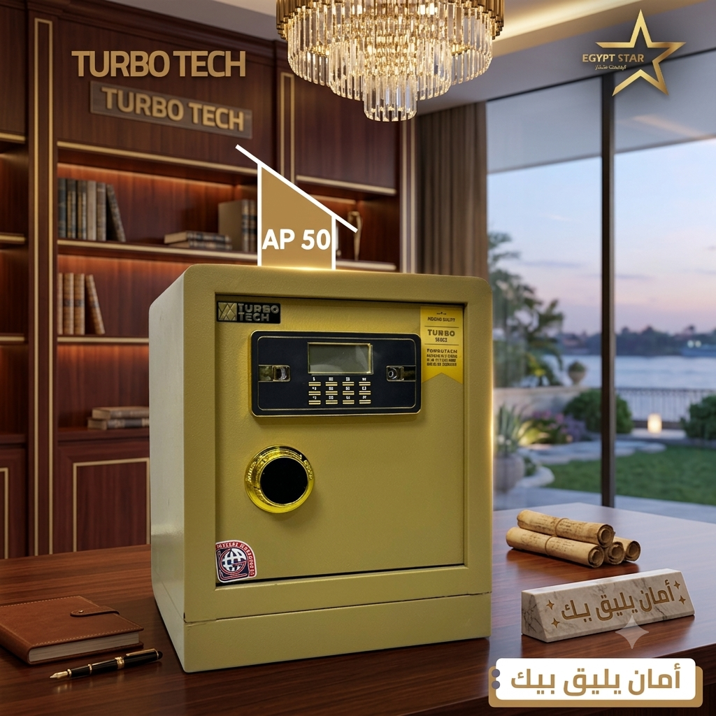 🔐 خزنة TURBO TECH AP 50  أمان قوي…