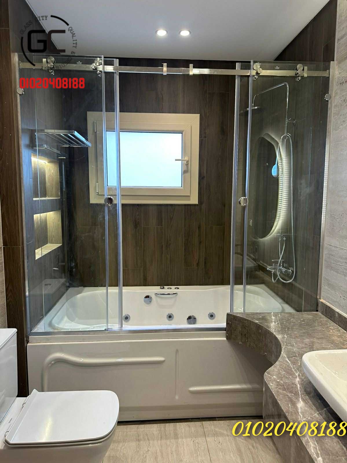 تركيب كبائن شاور ديكور حمامات حديث