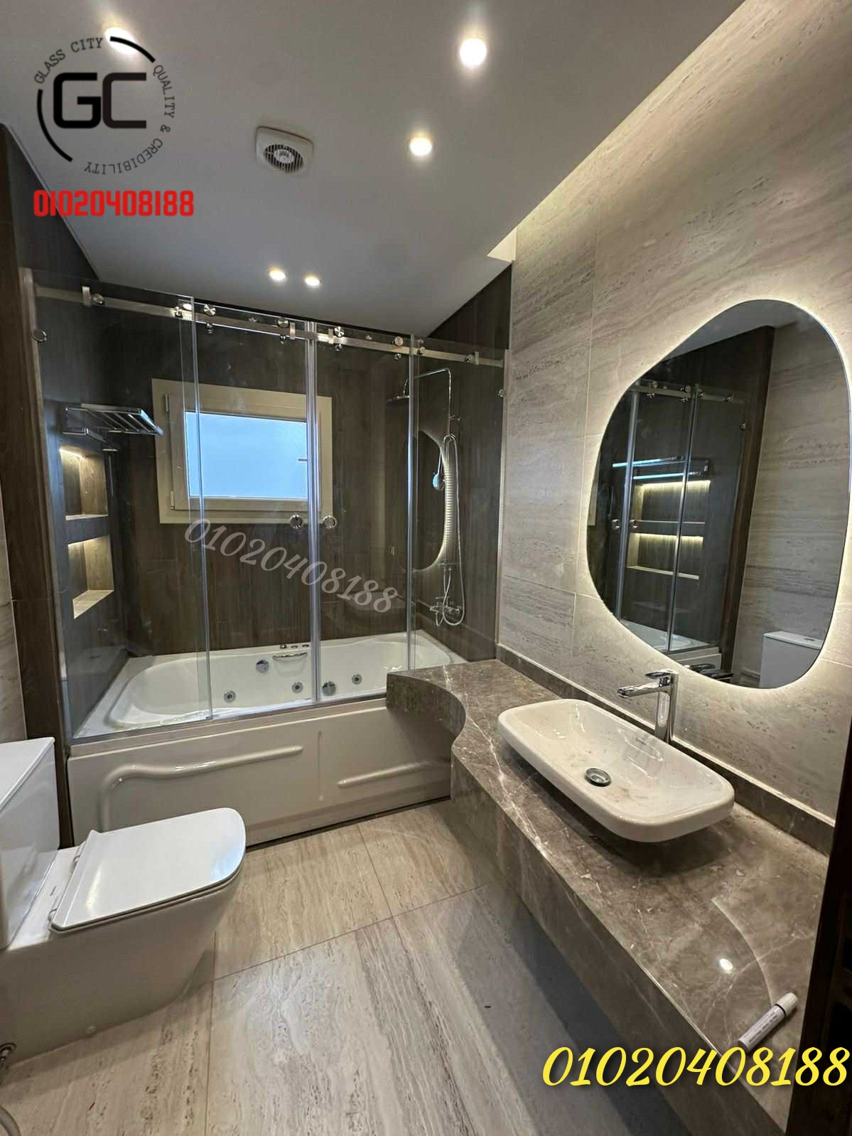 تركيب كبائن شاور ديكور حمامات حديث