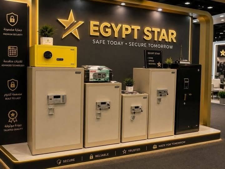 ✨ لأن الأمان استثمار... اختار خزائن EGYPT STAR